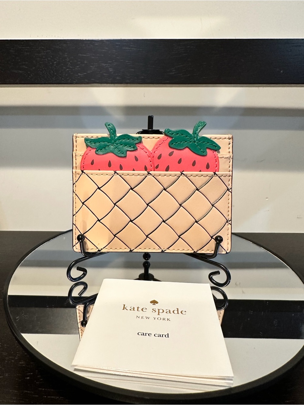 Kate Spade Picnic Perfect Strawberry Card Holder - Picture 3 of 10